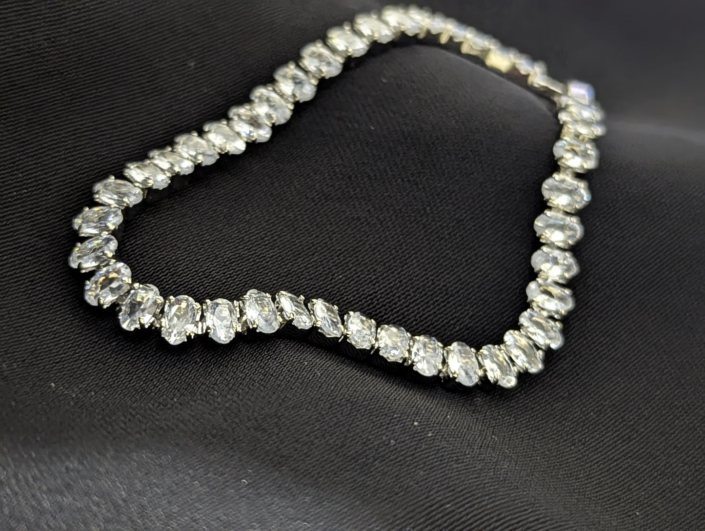 Silver Zircon Bracelet