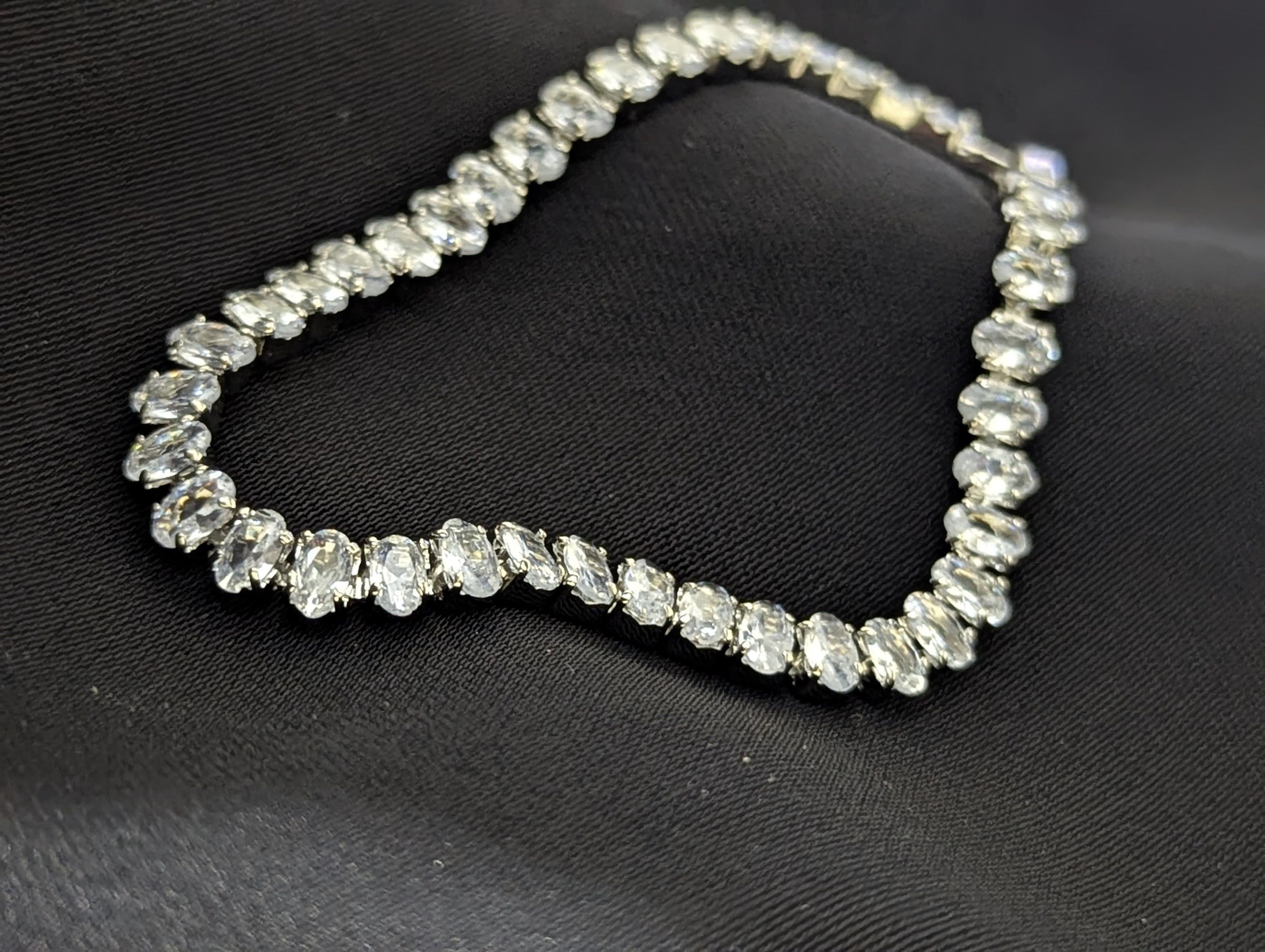 Silver Zircon Bracelet