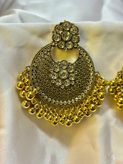 Antique Golden Chandbali